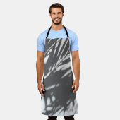 Silhouette of palm tree エプロン (着用した状態)