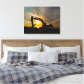 Silhouette on the Breakers キャンバスプリント (インサイチュ (寝室))