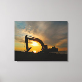 Silhouette on the Breakers キャンバスプリント