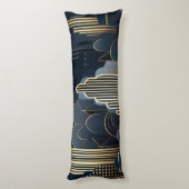 Silhouette Urbaine en Art Déco ボディピロー (裏面 (縦))