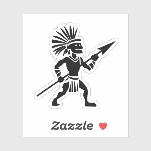 Silhouette Warrior シール (シート)