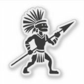 Silhouette Warrior シール (正面)