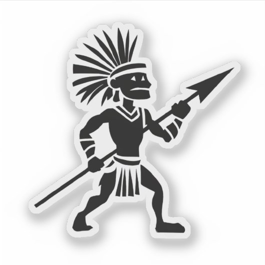 Silhouette Warrior シール (正面)