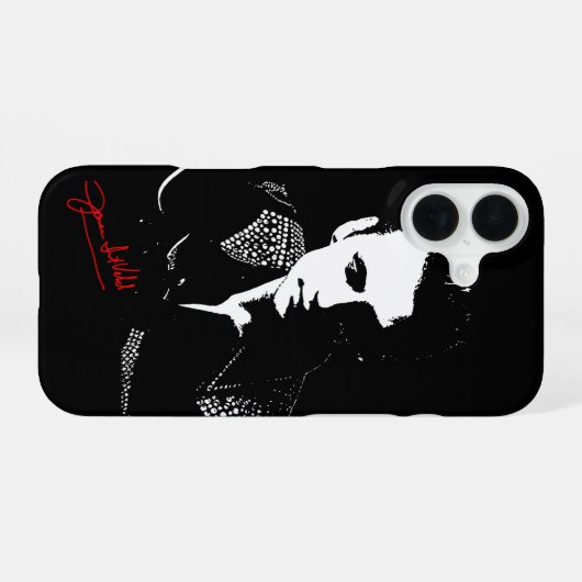 Silhouette with Autograph iPhone 16ケース (裏面横)