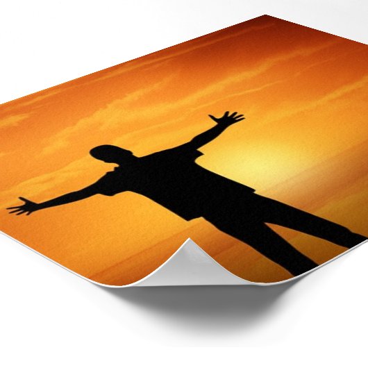 Silhueta contra o sol ポスター (角)