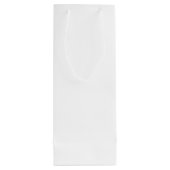 Silhueta de flores em padrão. ワインギフトバッグ (裏面)