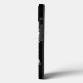 SILK BLADE Anime Samurai Girl - Dark Black Case-Mate iPhoneケース (裏面 / 左)