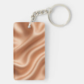 Silk Fabric Texture Gold Background-97082 キーホルダー (裏面)