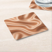 Silk Fabric Texture Gold Background-97082 スクエアペーパーコースター (アングル)