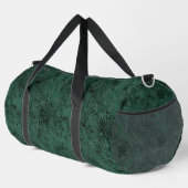 Silk Moire Small Pattern in Forest Green ダッフルバッグ (右コーナー)
