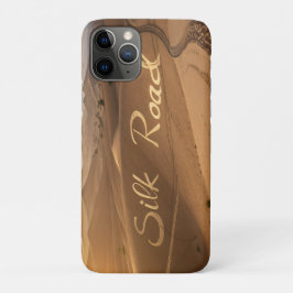 Silk Road Desert Landscape Typography Art iPhone 11 Proケース