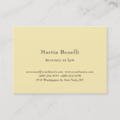 Silk Unique Classic Personalized Custom Jane Cream 名刺 (正面)