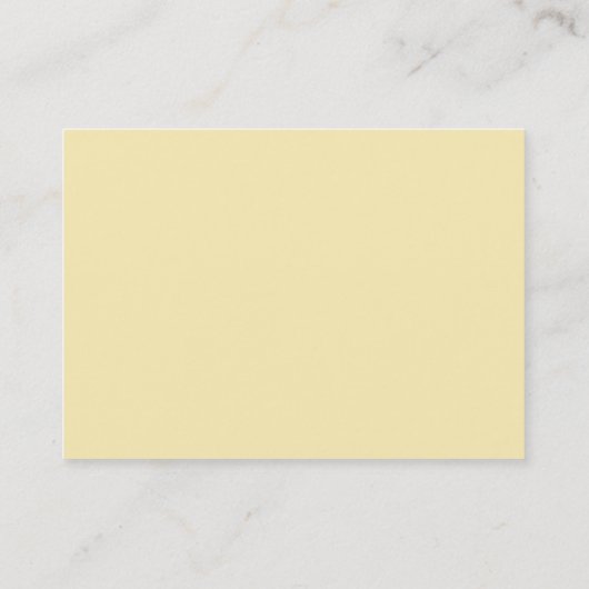 Silk Unique Classic Personalized Custom Jane Cream 名刺 (裏面)