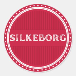 Silkeborg City Pride Emblem – Danish Identity ラウンドシール