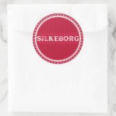 Silkeborg City Pride Emblem – Danish Identity ラウンドシール (バッグ)