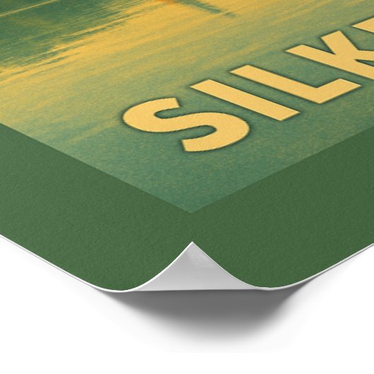 Silkeborg Denmark Lake ポスター (角)