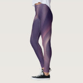 Silken Pulse – Abstract Elegance Leggings Design レギンス (左)