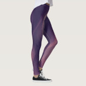 Silken Pulse – Abstract Elegance Leggings Design レギンス (右)
