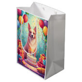 Silken Windhound Birthday Celebration ミディアムペーパーバッグ (裏面アングル)