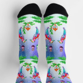 Silken Windhound Christmas ソックス (上部)