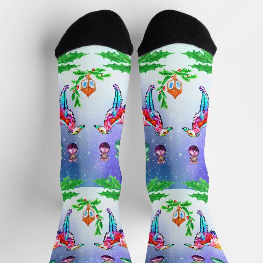 Silken Windhound Christmas ソックス (上部)