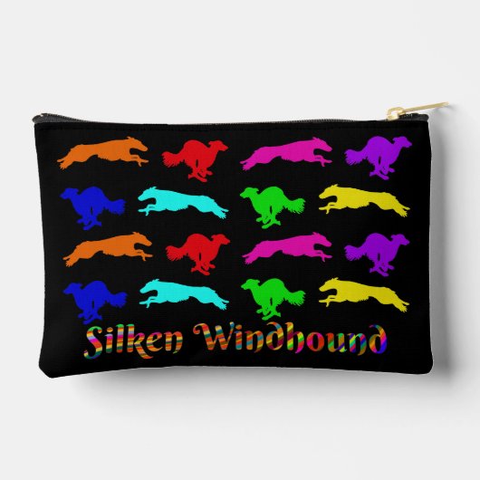 Silken Windhound Running  アクセサリーポーチ (裏面)