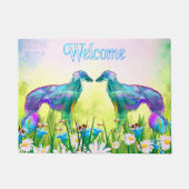 Silken Windhound Welcome ドアマット (正面)