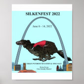 Silkenfest 2022ロゴポスター ポスター (正面)