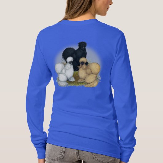 Silkieのトリオ Tシャツ (裏面)