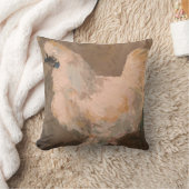 Silkieの鶏jacによる16 x 16枕絵画 クッション (ブランケット)