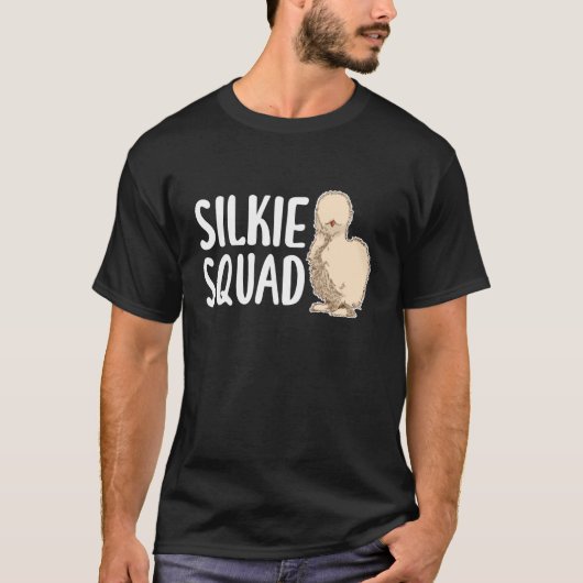 Silkie Chicken Squad 長袖 Tシャツ (正面)