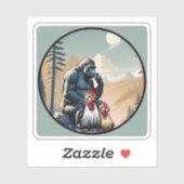  "Silkie Summit Selfie" Chessy Chicken Vinyl シール (シート)