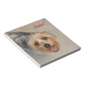 Silkie terrierメモ帳 ノートパッド (アングル)