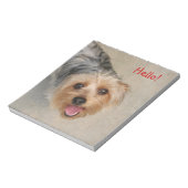 Silkie terrierメモ帳 ノートパッド (回転)