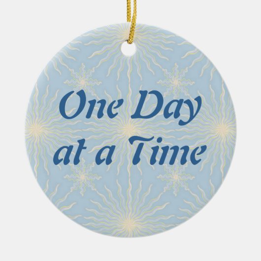 Silktones日曜日の星ODAT セラミックオーナメント (正面)