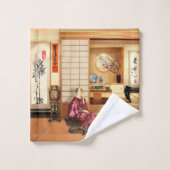 Silky Rice Powder バスタオルセット (ウォッシュタオル)