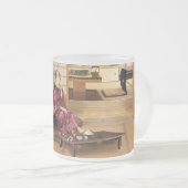 Silky Rice Powder フロストグラスマグカップ (正面右)