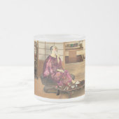 Silky Rice Powder フロストグラスマグカップ (中央)