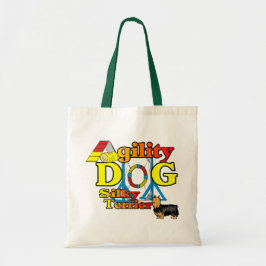 Silky_Terrier_Agilityギフト トートバッグ
