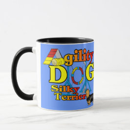 Silky_Terrier_Agilityギフト マグカップ