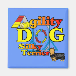 Silky_Terrier_Agilityギフト マグネット