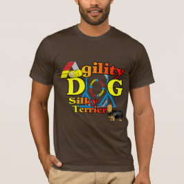 Silky_Terrier_Agilityギフト Tシャツ