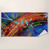 SILLAGE de Christèle Chabrette ビーチタオル (正面)