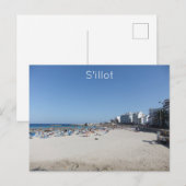 S'illotビーチ ポストカード (正面/裏面)