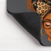 Silly American Melanin History Queen Black African マウスパッド (コーナー)