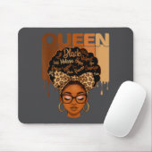 Silly American Melanin History Queen Black African マウスパッド (マウス)