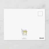 Silly animal circus postcard ポストカード (裏面)