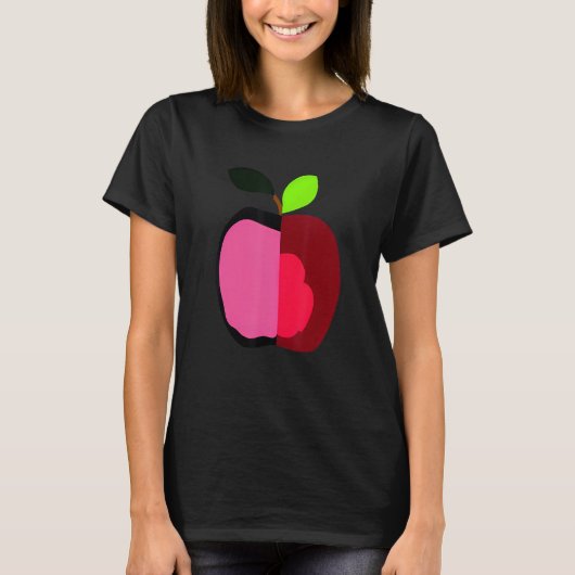 silly Apple vegetarian Tシャツ (正面)