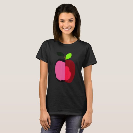 silly Apple vegetarian Tシャツ (正面フル)