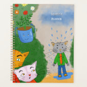 Silly Cat Personalized Planner プランナー手帳 (正面)